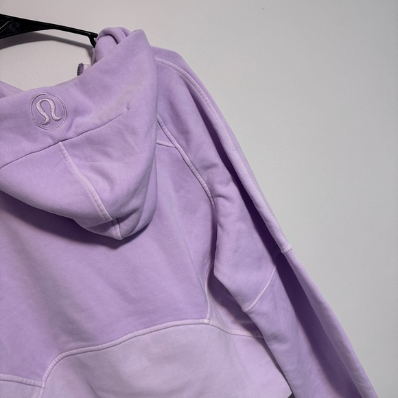 🆕 Lululemon Scuba Oversized Half Zip Hoodie Dye - Mineral Dye Purple Cosmos - Picture 9 of 9